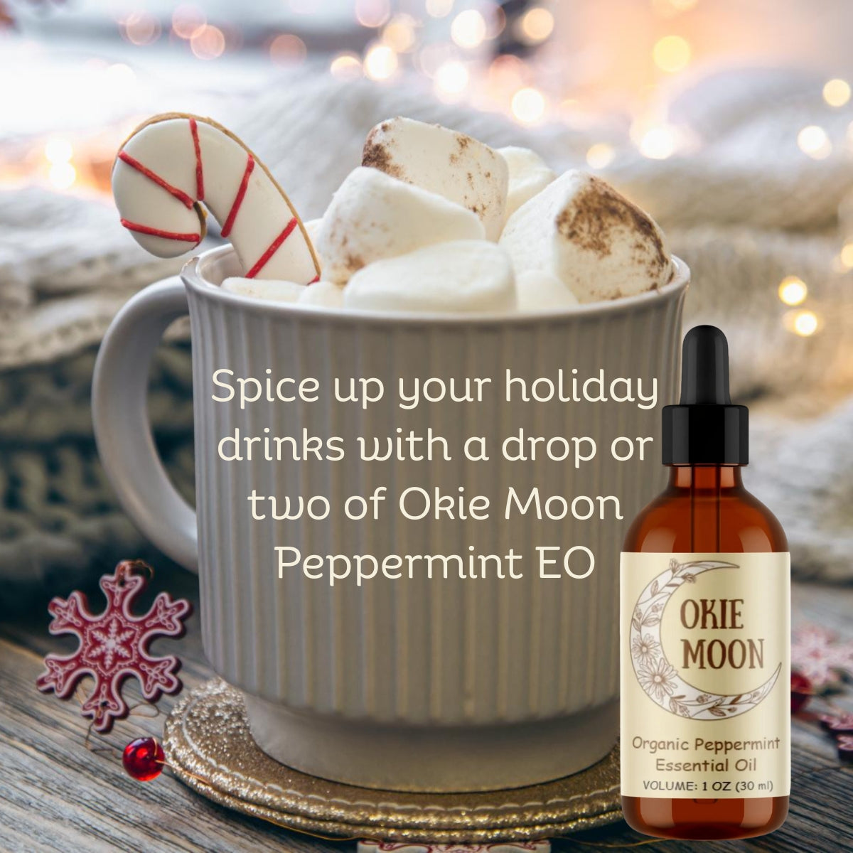 Organic Peppermint Essential Oil, Pure Steam Distilled, Therapeutic Grade, Food Grade